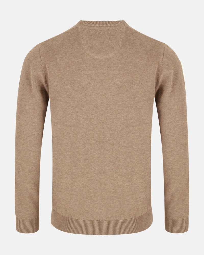 Andre Valencia V-Neck Sweater - Camel