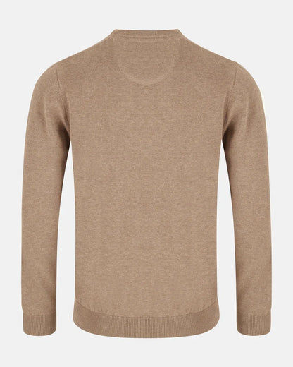 Andre Valencia V-Neck Sweater - Camel