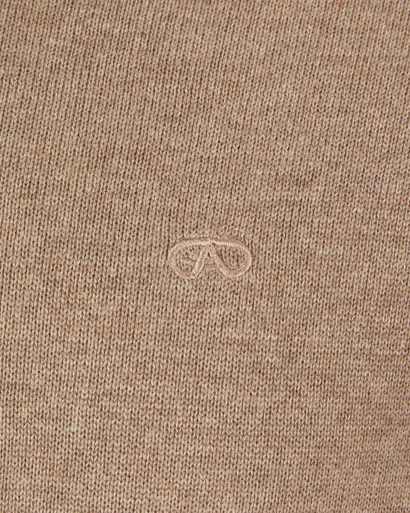 Andre Valencia V-Neck Sweater - Camel