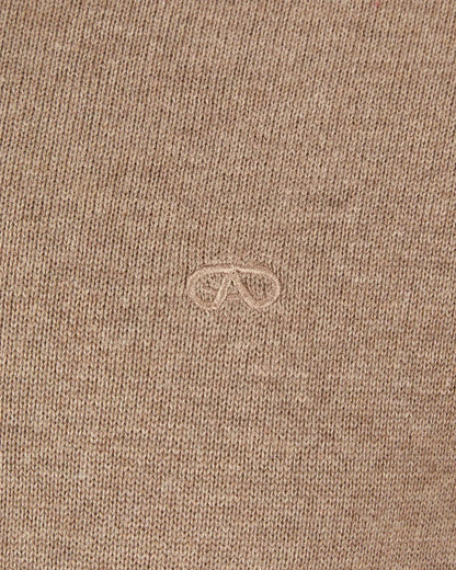 Andre Valencia V-Neck Sweater - Camel