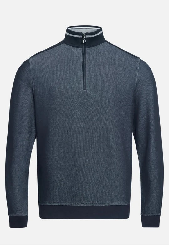 6th Sense Vega Half Zip Sweater - Sky Captain