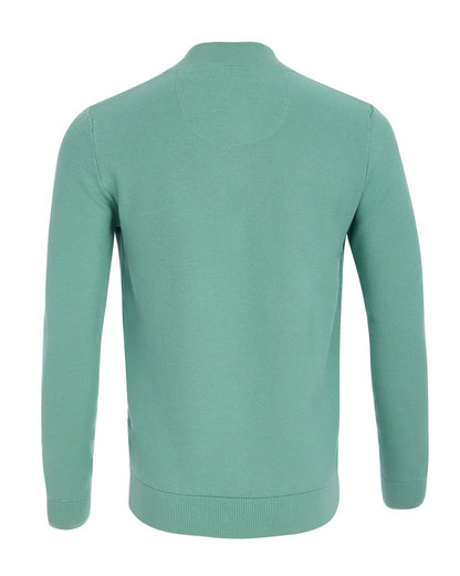 Andre Venice Half Zip Sweater - Green