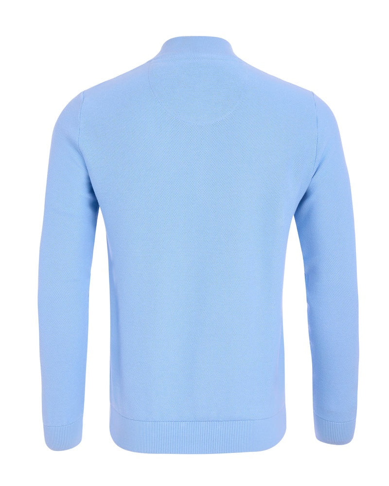 Andre Venice Half Zip Sweater - Blue