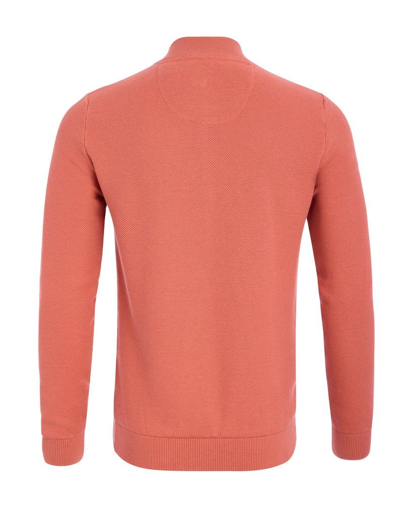 Andre Venice Half Zip Sweater - Mango