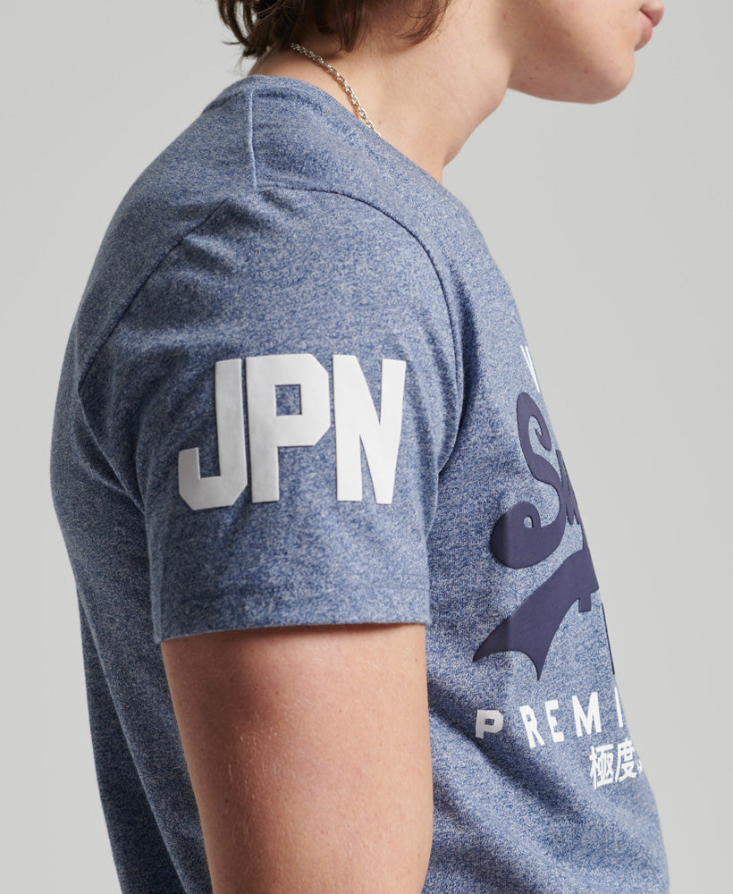 Superdry Vintage Logo T-Shirt - Tois Blue Heather