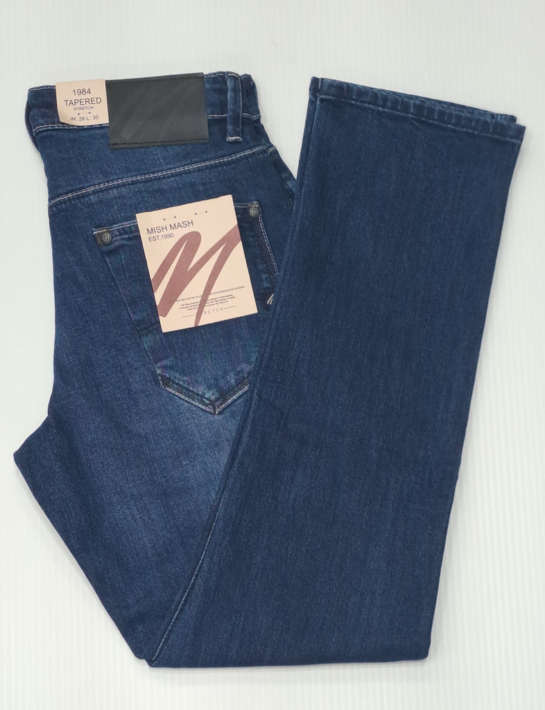 Mish Mash 1984 Vitara Tapered Fit Jean - Mid Blue