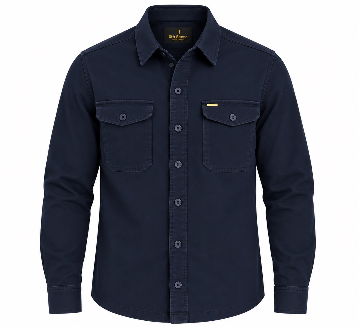 6th Sense Twill Over Shirt - Vulcan