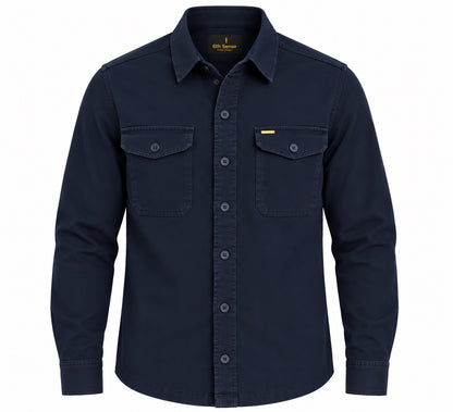 6th Sense Twill Over Shirt - Vulcan