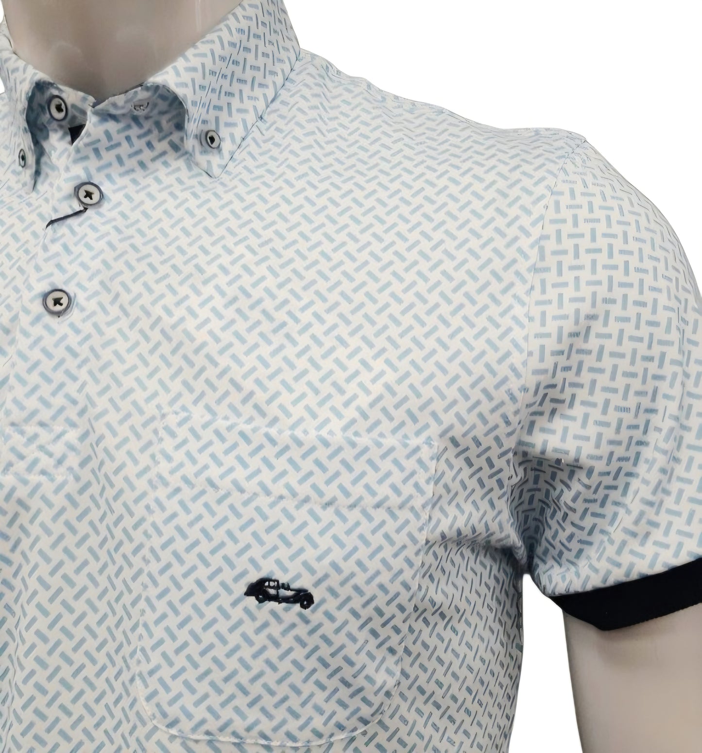 Dario Beltran Polo Shirt - 270 White/Blue