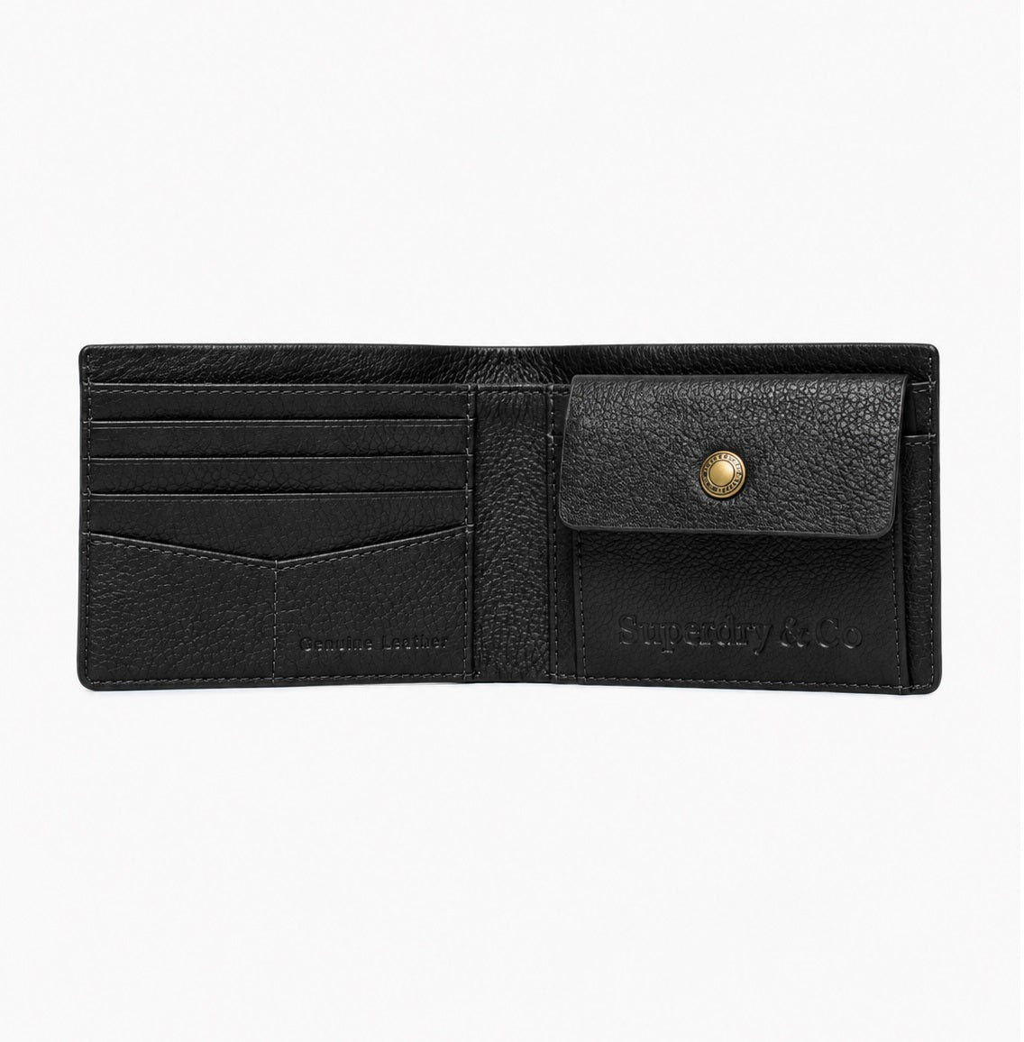 Superdry Classic Leather Wallet - Black