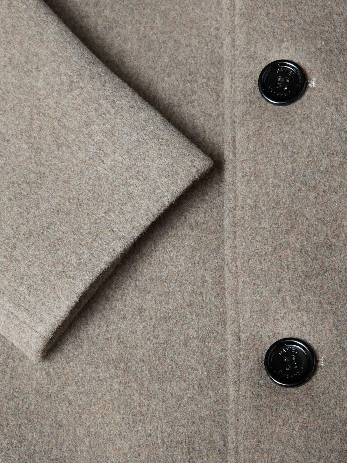 Daniel Grahame Watson Tailored Fit Overcoat - Taupe