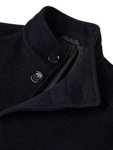 Daniel Grahame Watson Regular Fit Overcoat - Black