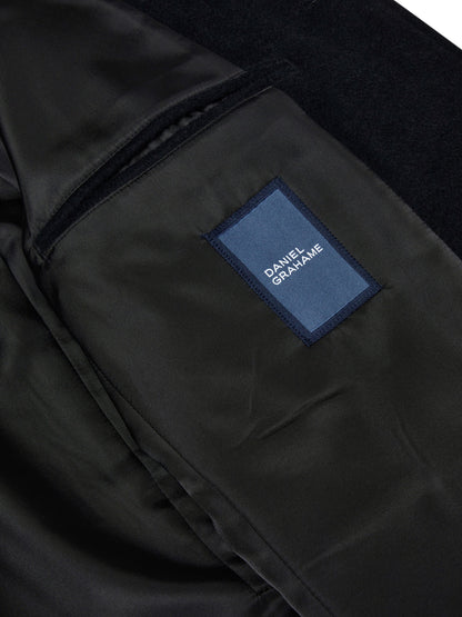 Daniel Grahame Watson Regular Fit Overcoat - Black