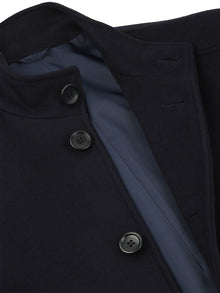 Daniel Grahame Watson Regular Fit Overcoat - Navy