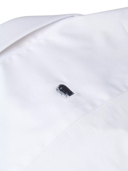 Remus Uomo Parker Short Sleeve Formal Shirt With Stretch - White