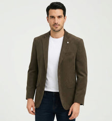 White Label Tapered Fit Jacket - Brown