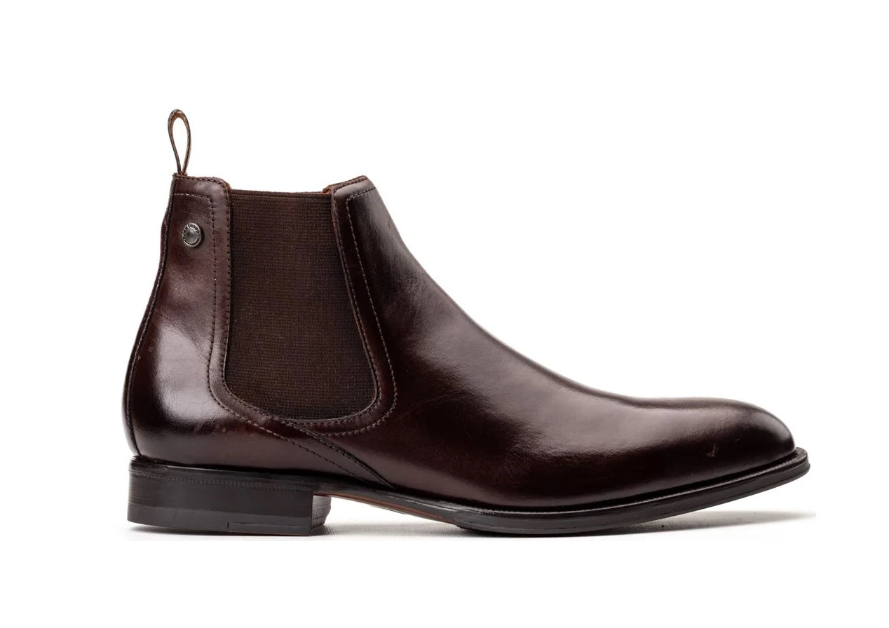 Base London Whittle Chelsea Boot - Washed Brown