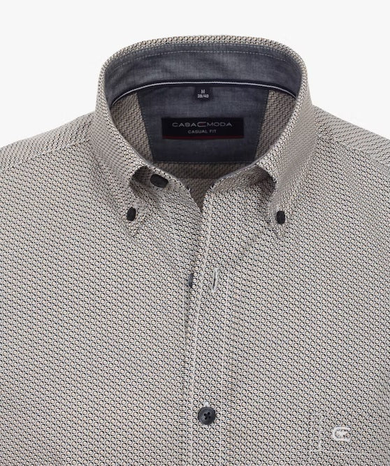 Casa Moda Casual Fit Long Sleeve Shirt 500 - Yellow