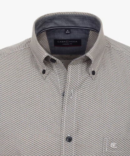 Casa Moda Casual Fit Long Sleeve Shirt 500 - Yellow