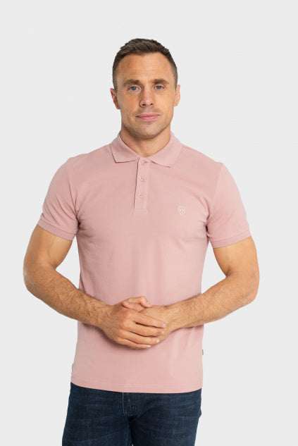 XV KINGS Zebras Polo Shirt - Muted Rose