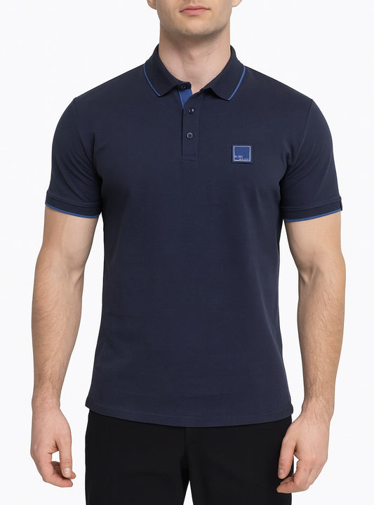 Diesel Zale Short Sleeve Polo Shirt - Navy