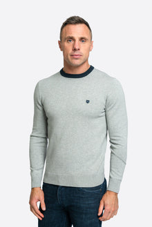 XV KINGS Abbotsdale Crew Neck Sweater - Smokeless