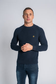 XV KINGS Albi Crew Neck Sweater - Classic Navy