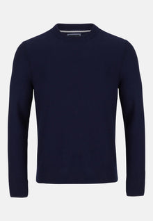 6th Sense Embassy Crew Neck Sweater O# - Maritime Blue