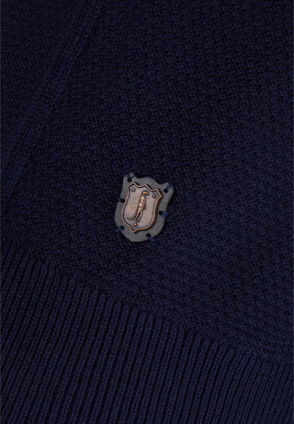 6th Sense Embassy Crew Neck Sweater O# - Maritime Blue