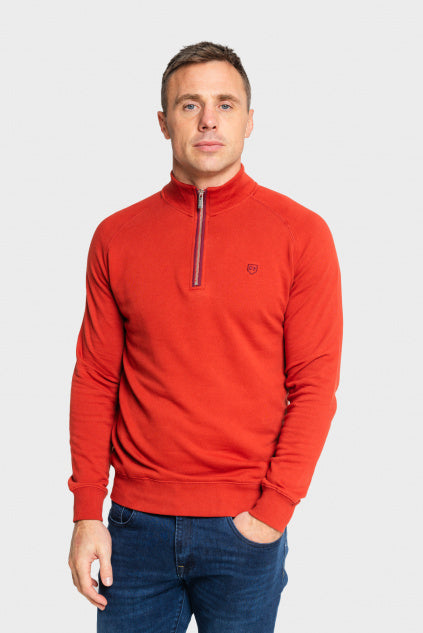 XV KINGS Falcons Half Zip Sweater - Pumpkin