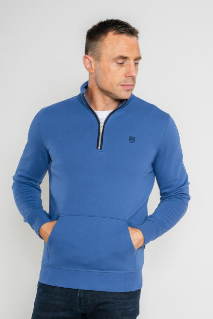 XV KINGS Gladiators Half Zip Sweater - Straight Blue