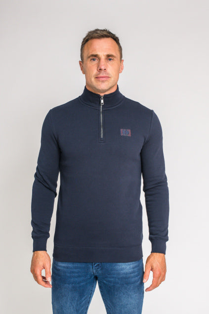 XV KINGS Iron Titans Half Zip Sweater - Classic Navy