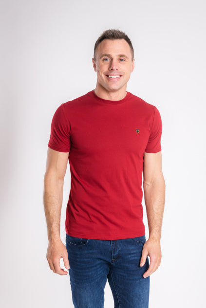 XV KINGS Kempsey Short Sleeve T-Shirt - Chilli