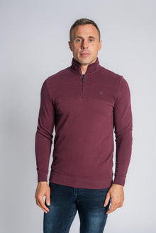 XV KINGS Narbonne Half Zip Sweater - Plummed
