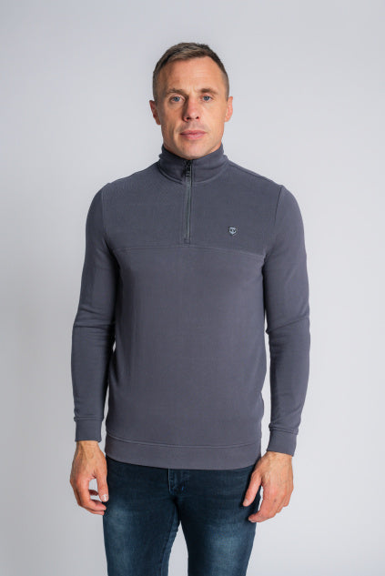 XV KINGS Narbonne Half Zip Sweater - Wolf