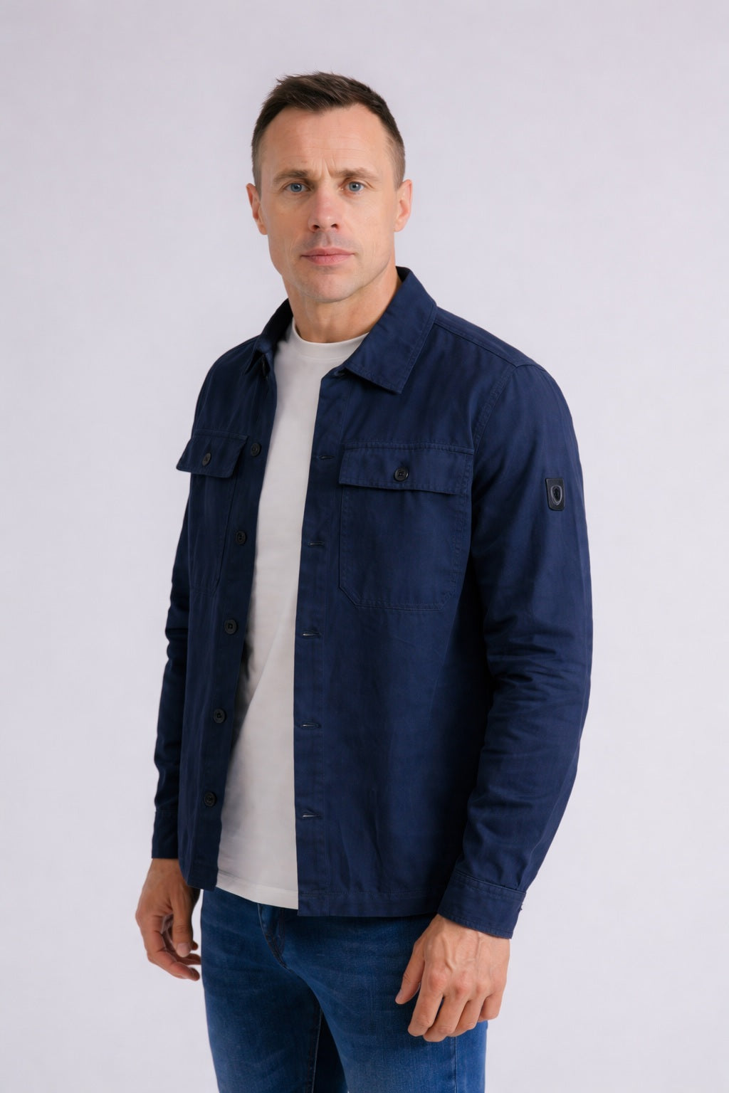 XV KINGS Northlakes Long Sleeved Over Shirt - Admiral