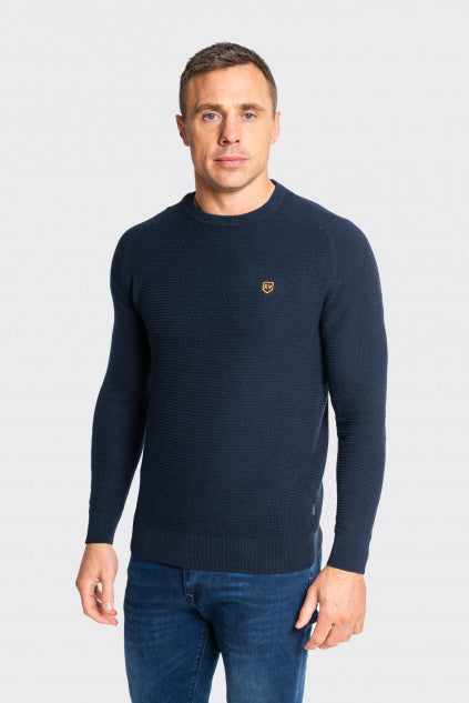 XV KINGS Orkney Crew Neck Sweater - Admiral