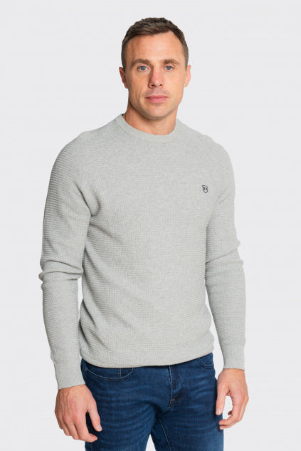 XV KINGS Okney Crew Neck Sweater - Steel