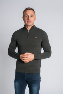XV KINGS Perpignan Half Zip Sweater - Noble Fir