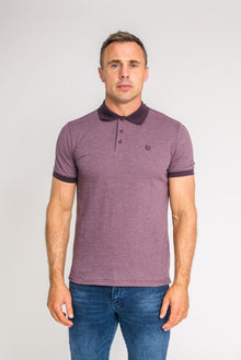 XV Kings Shimizu Polo Shirt - Plummed Blocks