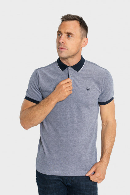 XV KINGS Silverbacks Polo Shirt - Ocean Fleck