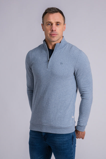 XV KINGS Sydney Rays Half Zip Sweater - Sky Haze
