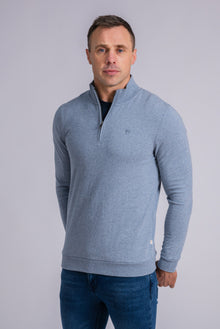 XV KINGS Sydney Rays Half Zip Sweater - Sky Haze