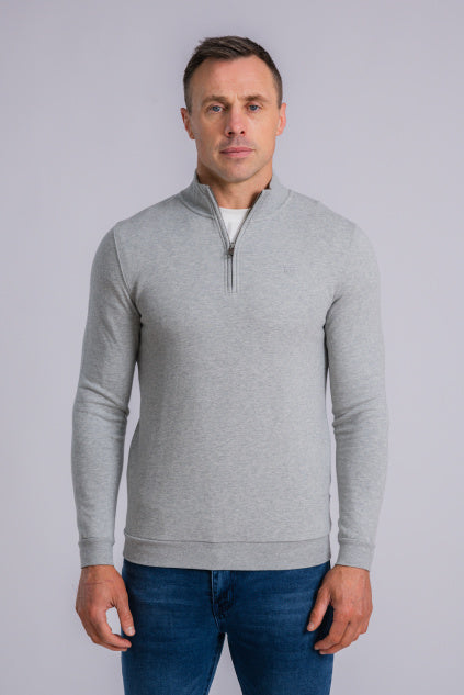 XV KINGS Sydney Rays Half Zip Sweater - Gunmetal