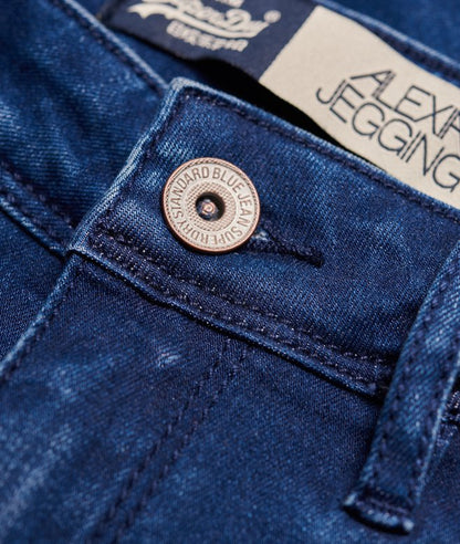 Ladies Superdry Alexia Jeggings - Midnight Sky