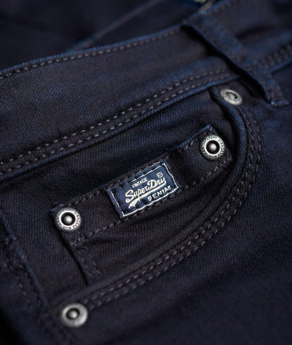 Ladies Superdry Alexia Jeggings - Rinse Blue Black