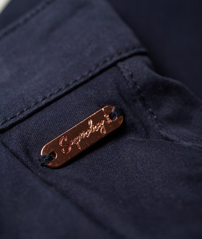 Ladies Superdry City Chino Pant - Midnight Navy
