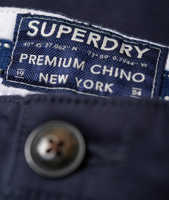 Ladies Superdry City Chino Pant - Midnight Navy