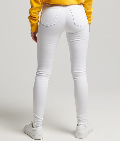 Ladies Superdry High Rise Skinny Jean - Optic