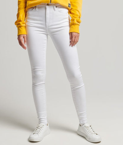 Ladies Superdry High Rise Skinny Jean - Optic
